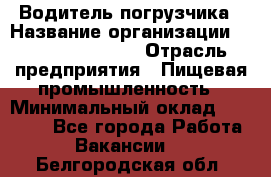 Водитель погрузчика › Название организации ­ Fusion Service › Отрасль предприятия ­ Пищевая промышленность › Минимальный оклад ­ 21 000 - Все города Работа » Вакансии   . Белгородская обл.